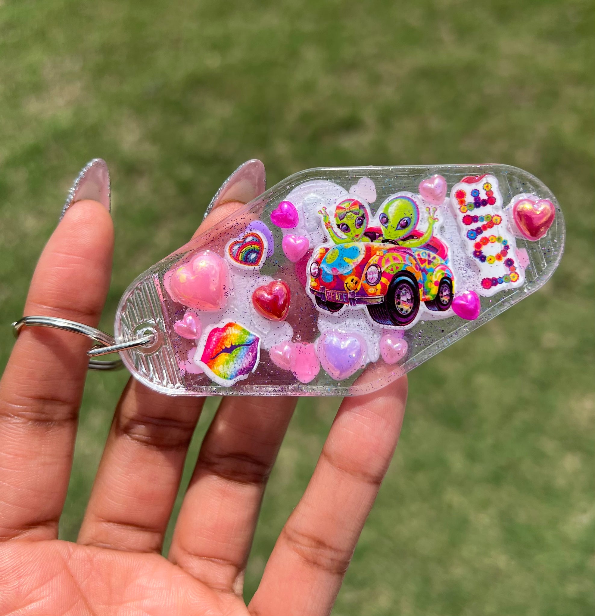 Hip on Love Keychain