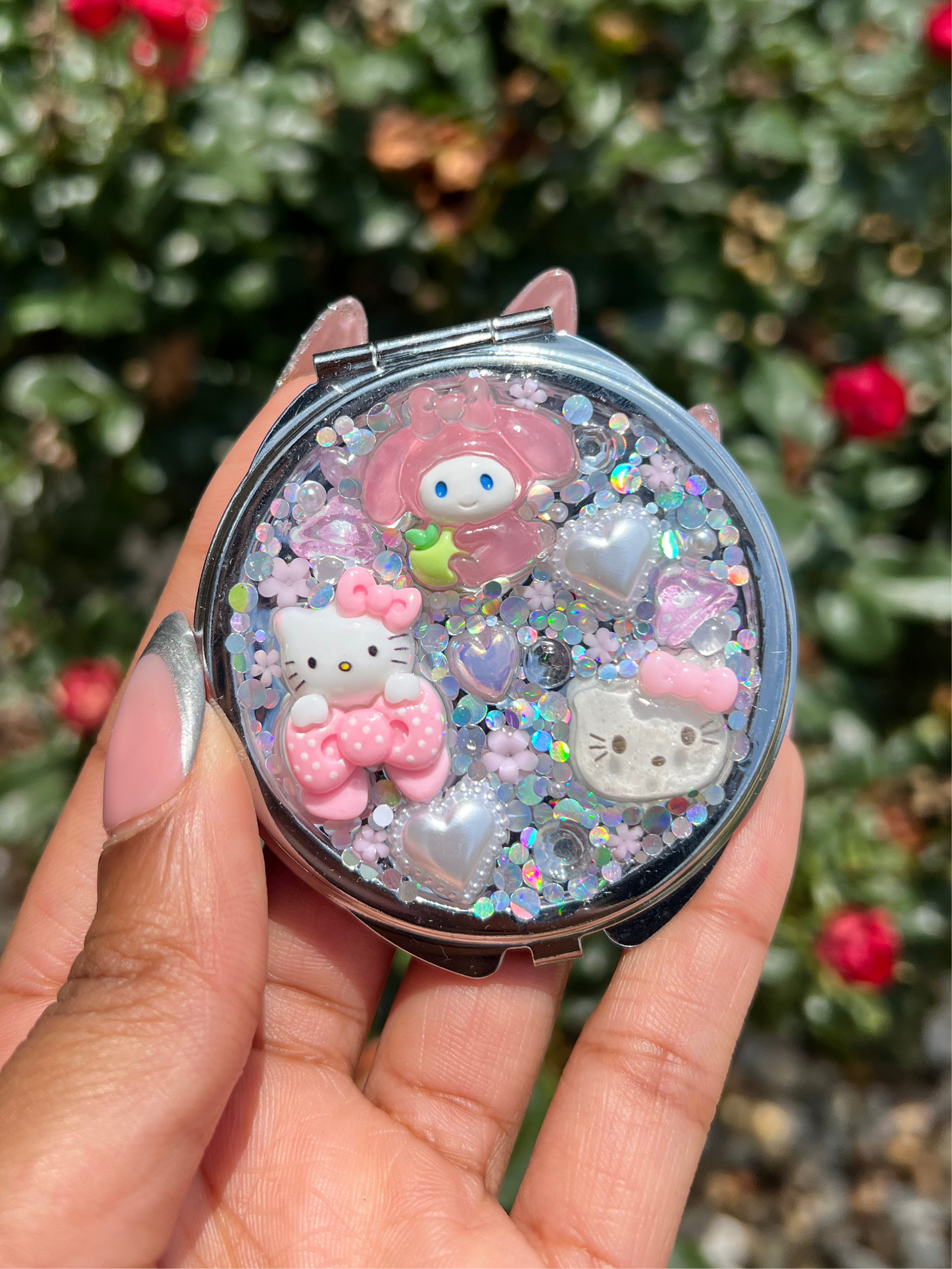 Hello Kitty & My Melody Compact Mirror