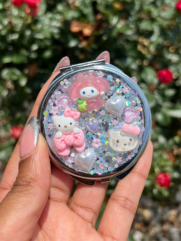 Hello Kitty & My Melody Compact Mirror